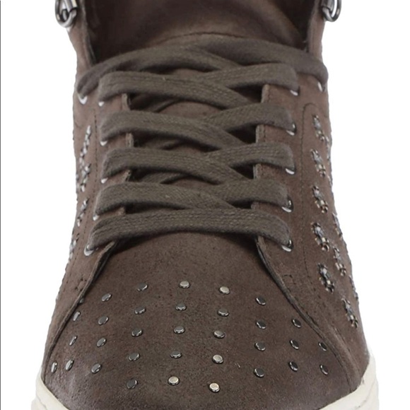 BESTINDA HIGH-TOP SNEAKER size 7.5 Dark Grey - Picture 7 of 10